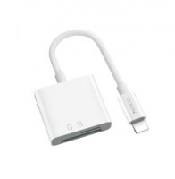 OTG Lightning (папа) на microSD/TF Yesido GS11 серебристый