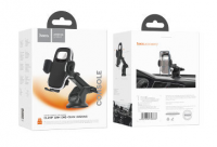 Держатель в автомобиль на торпеду Hoco H15 с зажимом черный