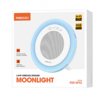 Bluetooth колонка с RGB подсветкой Recci Moonlight RSK-W42 белая