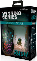 Мышь игровая проводная Smartbuy RUSH Skull черная (SBM-718G-K)