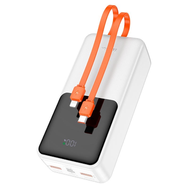 Powerbank Hoco J119B 30000mAh 2USB/USB-C/Type-C/Lightning белый