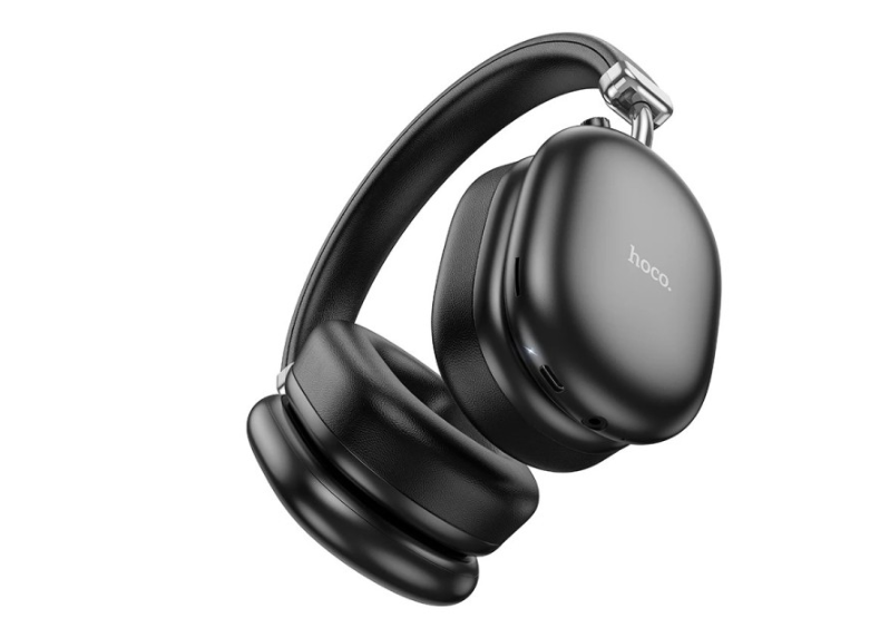 Стереонаушники Bluetooth полноразмерные Hoco W35 Max ANC BT5.3/45ч черные