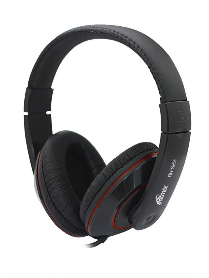 Стереонаушники полноразмерные Ritmix RH-525 2м черные