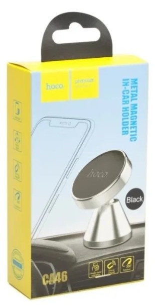 Держатель в автомобиль на торпеду Hoco CA46 магнитный чёрный