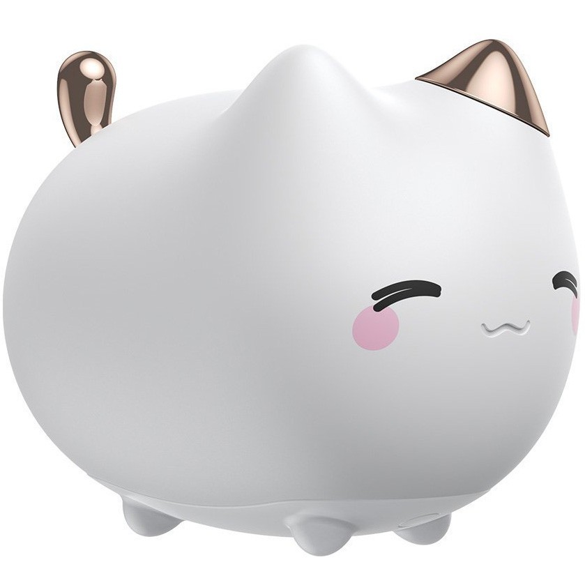 Ночник Baseus Cute Series Kitty Silicone Night Light (DGAM-A02) белый