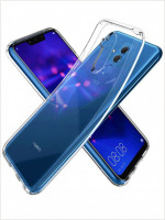 Чехол-накладка силикон 0.5мм Huawei Honor Matte 20 lite прозрачный