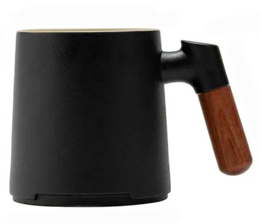 Керамическая чашка для чая Quange MKT401 черная
