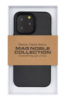 Накладка для i-Phone 15 Pro Max K-Doo Mag Noble кожаная серая