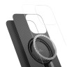 Накладка для i-Phone 16 Pro Max 6.9" Pitaka Ultra Slim case черно-серая
