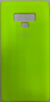 Накладка для Samsung Galaxy Note 9 Silicone cover салатовая