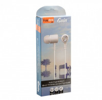 Стереонаушники Faison Q1 Gain с микрофоном белые