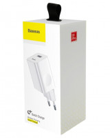 Сетевое зар. устр. Baseus Charging Quick 1USB 3A 24W CCALL-BX02 белое