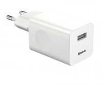 Сетевое зар. устр. Baseus Charging Quick 1USB 3A 24W CCALL-BX02 белое