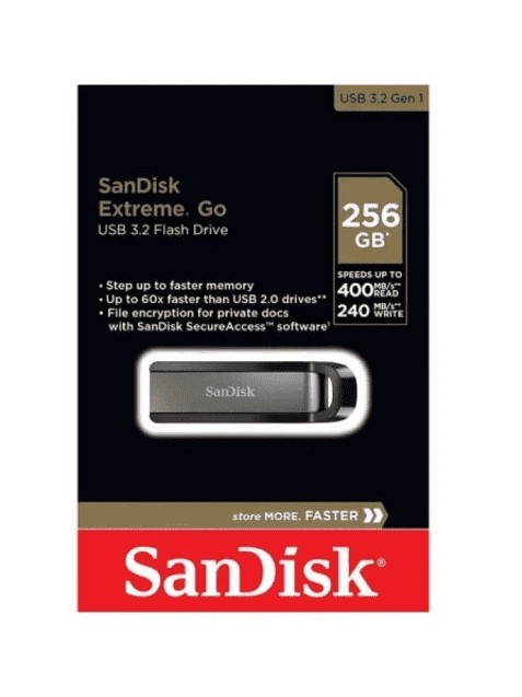 3.2 USB флэш накопитель SanDisk Gen.1 CZ810 Extreme Go 256GB (SDCZ810-256G-G46)