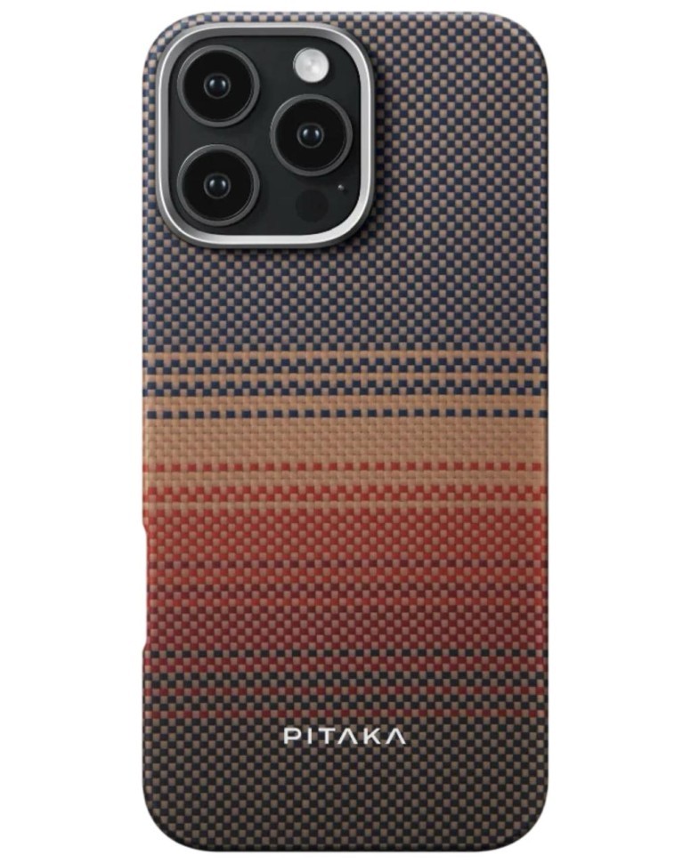 Накладка для i-Phone 16 Pro Max 6.9" Pitaka Tactile Woven case (Sunset)
