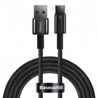 Usb Кабель-зарядка TYPE-C Baseus Tungsten 100W 2м (CAWJ000101) черный