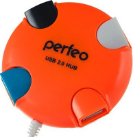 USB-хаб Perfeo 4 порта (PF-VI-H020) оранжевый