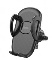Держатель в автомобиль в воздуховод Hoco H8 с зажимом черный