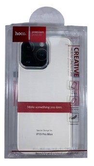 Накладка для i-Phone 15 Pro Max Hoco Light силикон тонкий прозрачный