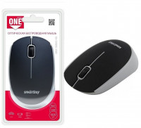 Мышь беспроводная Smartbuy ONE 368AG USB/DPI 800-1200-1600/3 кнопки/1AA черно-серая (SBM-368AG-KG)