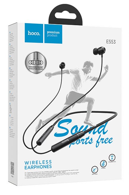 Беспроводные наушники для спорта Hoco ES53 красные