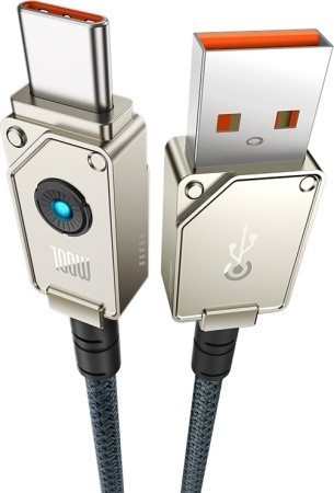 Usb Кабель-зарядка TYPE-C Baseus Unbreakable 100W 1м (P10355801221-00) stellar white