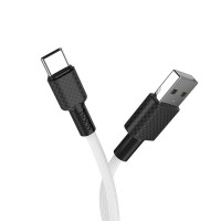 Usb Кабель-зарядка Type-C Hoco X29 Superior 2A 1м силиконовый белый