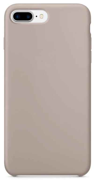 Чехол-накладка  i-Phone 7 Plus/8 Plus Silicone icase  №10 светло-серая
