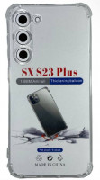 Чехол-накладка силикон 1.5мм Samsung Galaxy S23 Plus прозрачный противоударный