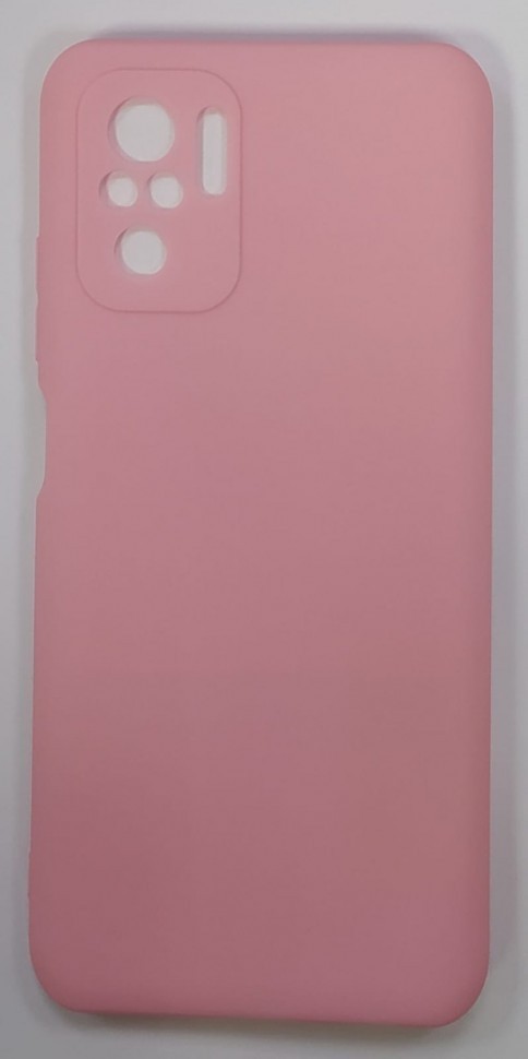 Накладка для Xiaomi Redmi Note 10 4G силикон матовый разноцветный