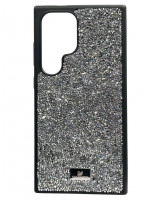 Накладка для Samsung Galaxy S24 Ultra Swarovski серебристый