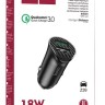 Автомобильное заряд. устр. Hoco Z39 2USB 18W 3A QC3.0 черное