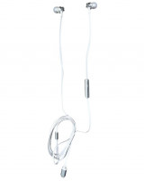 Наушники с микрофоном Remax RM-610Di Lightning серебристые