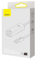 Переходник Baseus Lite series USB на RJ45 (WKQX000001) черный