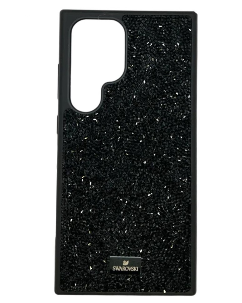 Накладка для Samsung Galaxy S24 Ultra Swarovski черный