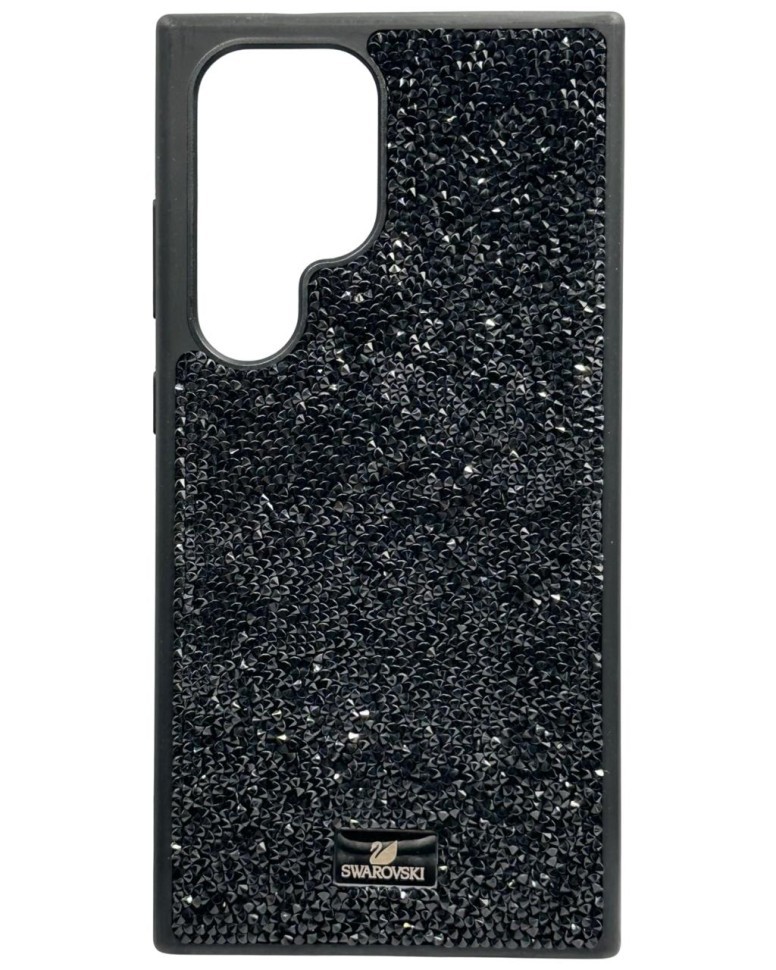 Накладка для Samsung Galaxy S24 Ultra Swarovski черный