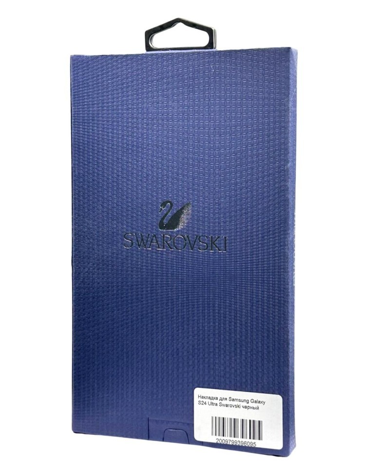 Накладка для Samsung Galaxy S24 Ultra Swarovski черный