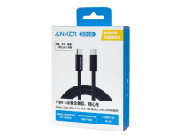 Usb Кабель-зарядка Type-C на Type-C Anker Zolo(A8060P11) 240W 1.5м чёрный