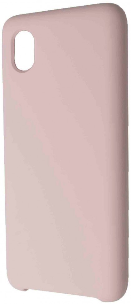 Накладка для Samsung Galaxy A01 Core/M01 Core Silicone cover пудро