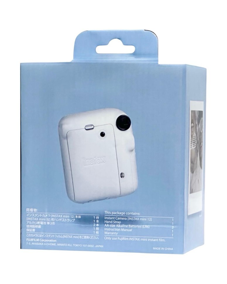Фотоаппарат моментальной печати Fujifilm Instax Mini 12 белый