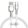 Usb Кабель-зарядка TYPE-C Baseus Cafule Series Metal Data Cable 66W 1м (CAKF000102) белый