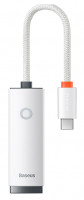 Переходник Baseus Lite series Type-C на RJ45 (WKQX000202) белый
