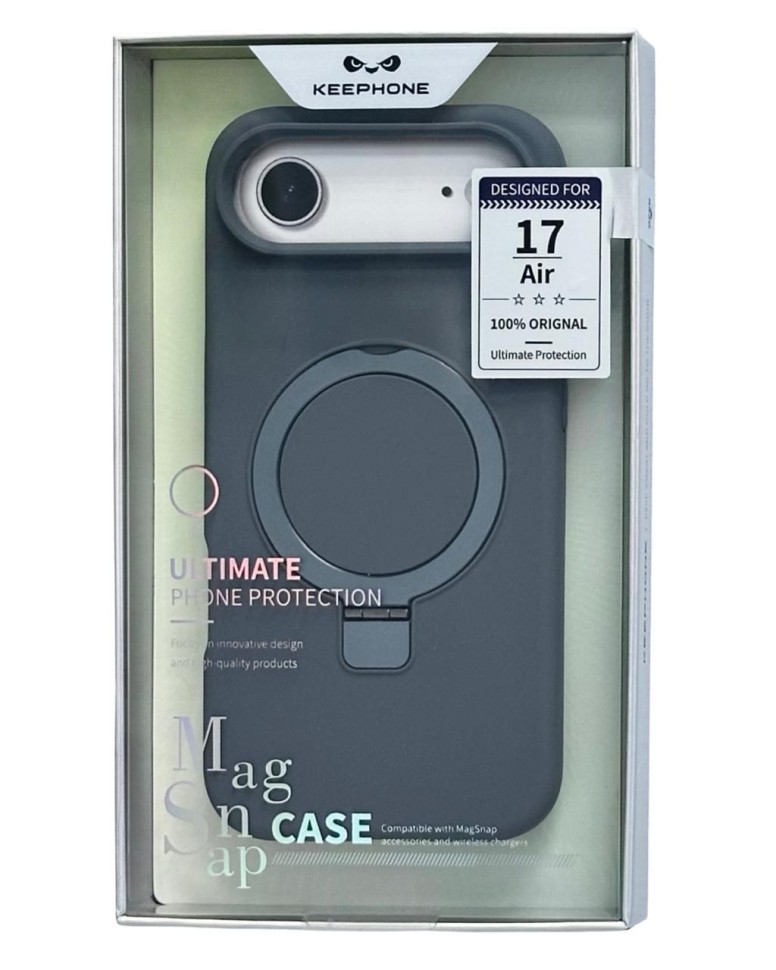 Накладка для i-Phone 17 Air Keephone Magi Pro MagSnap серый
