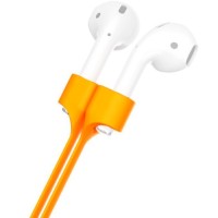 Силиконовый шнурок-держательдля AirPods Baseus Strap (ACGS-A07) оранжевый