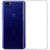 Чехол-накладка силикон 0.5мм Huawei Y5 (2018)/7A прозрачный