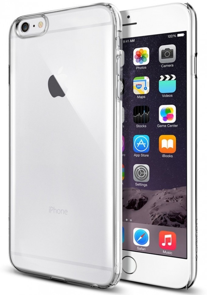 Клип-кейс Spigen для i-Phone 6 Plus " Thin Fit Series (PET) SGP10885 кристально-прозрачный