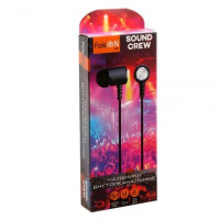 Стереонаушники Faison R6 Sound Crew с микрофоном черные