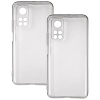 Чехол-накладка силикон 1.0мм Xiaomi Mi 10T прозрачный