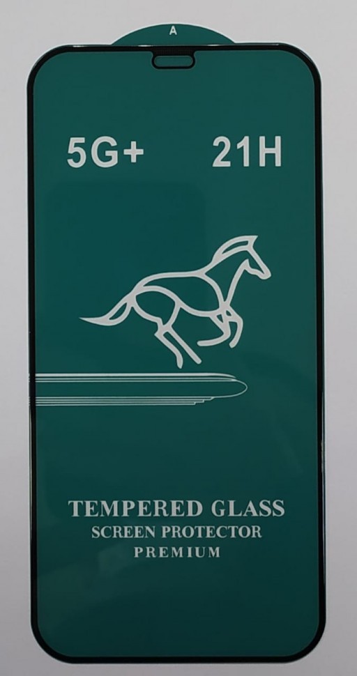 Защитное стекло для i-Phone 12/12 Pro 6.1" 21H чёрное