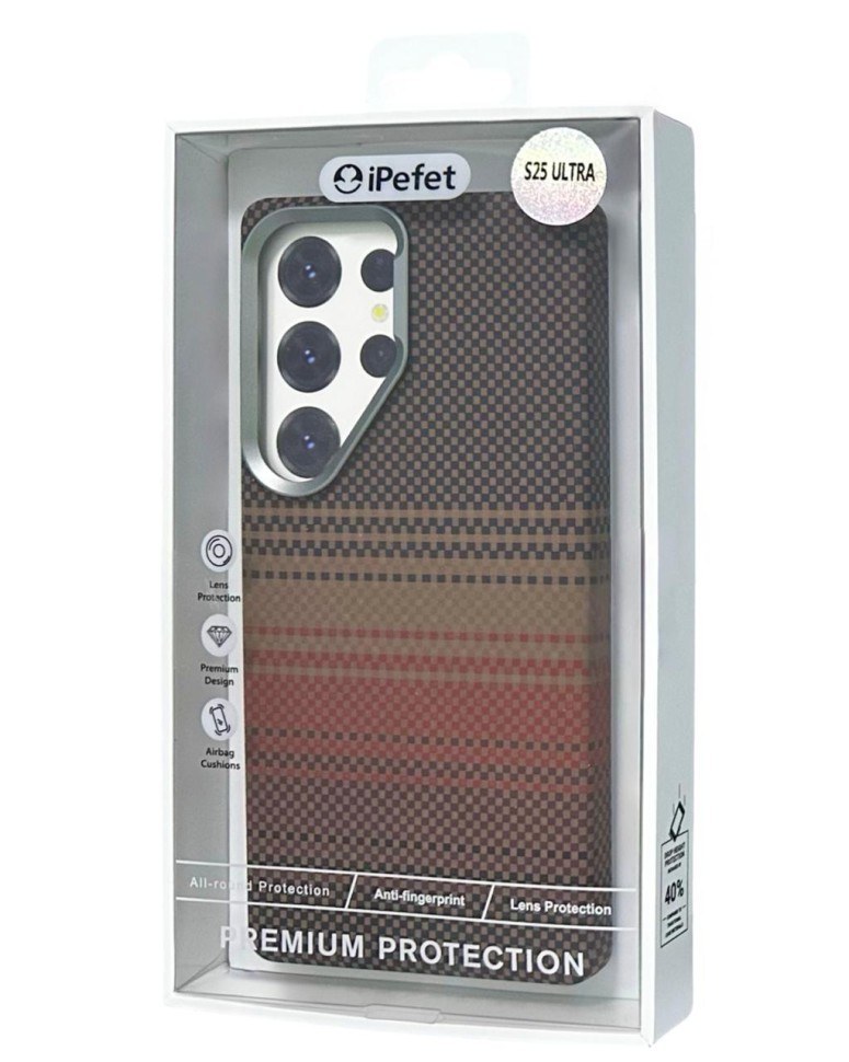 Накладка для Samsung Galaxy S25 Ultra iPefet case силикон Sunset